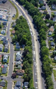 Concrete repair work on Route 8