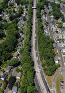 Concrete repair work on Route 8