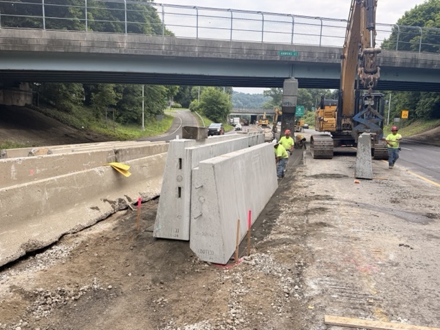 Permanent median barrier installation
